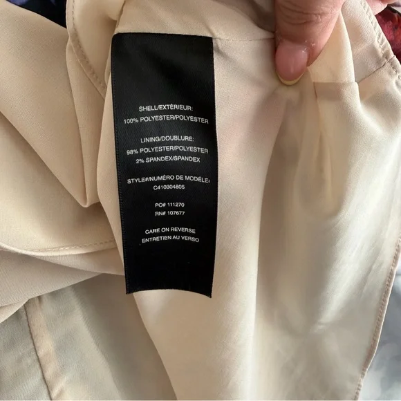 Alice + Olivia Floral Pleated Mini Skirt size 8 - Picture 8 of 8